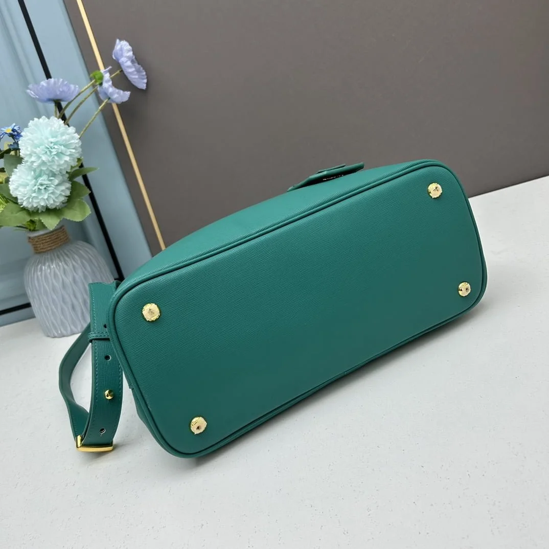 Prada Cross cut cowhide shoulder bag green 2756# size: 34*26*16cm - LITELUX