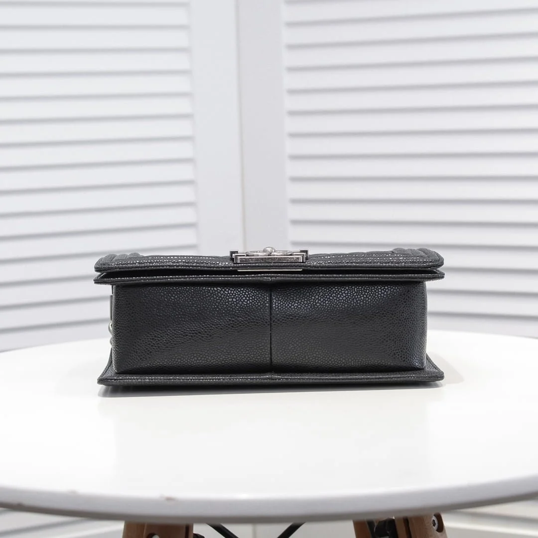 Chanel Cowhide caviar with sliver hardware size: 25*15*9cm - LITELUX