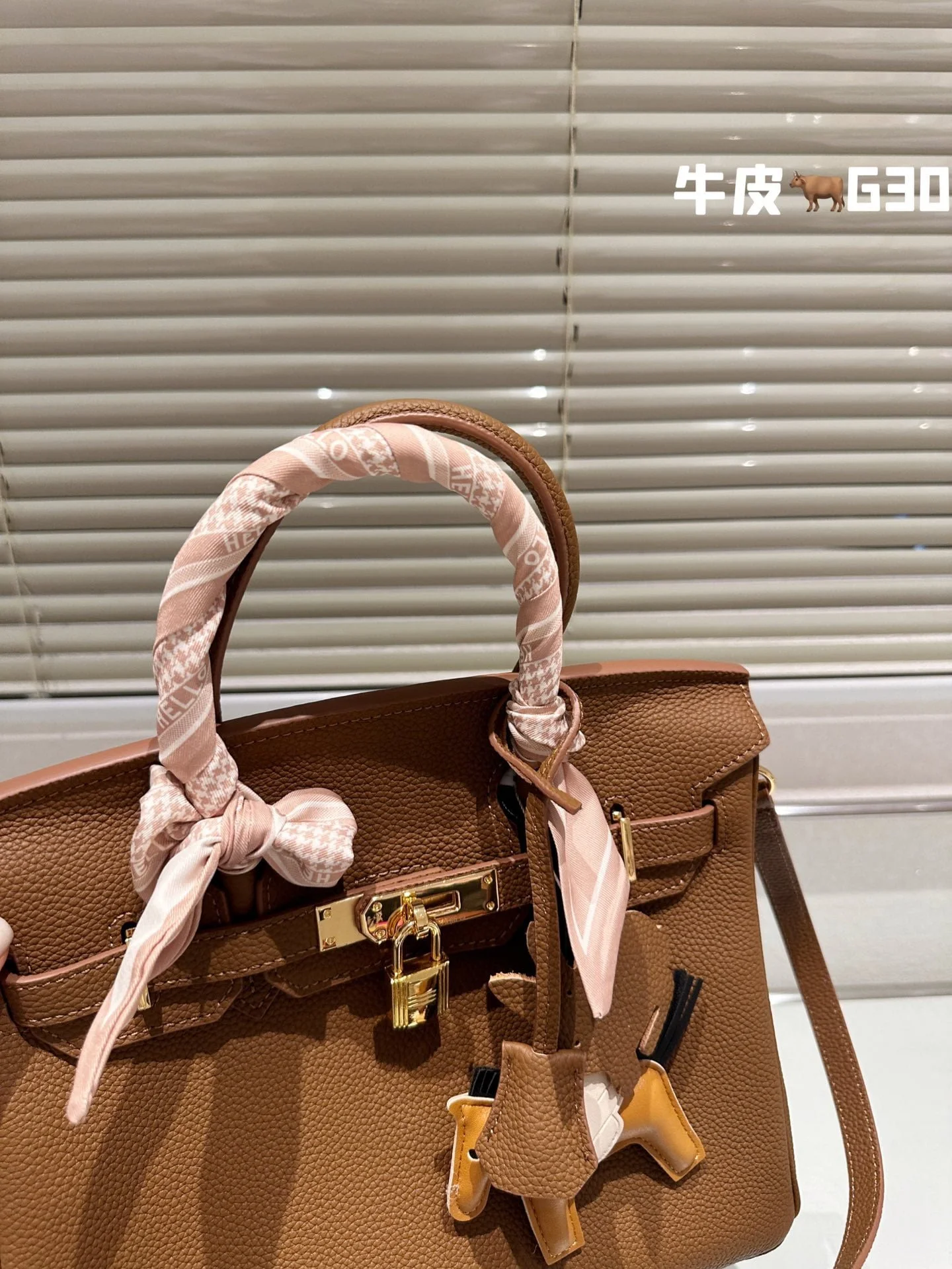 Hermès Birkin Togo Calf Gold Hardware chestnut size: 30Cm/ 25Cm - LITELUX