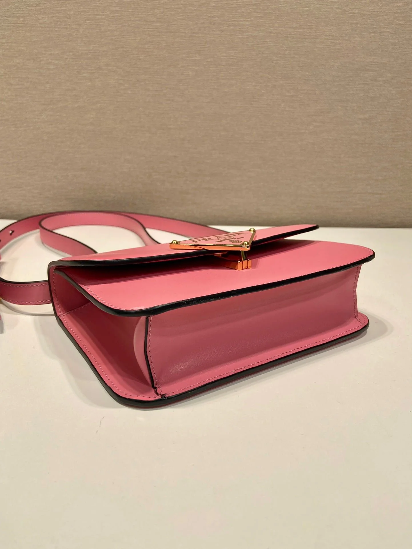 Prada Waxed cowhide Messenger bag 1bd340 size: 20*13.5*5.5cm - LITELUX