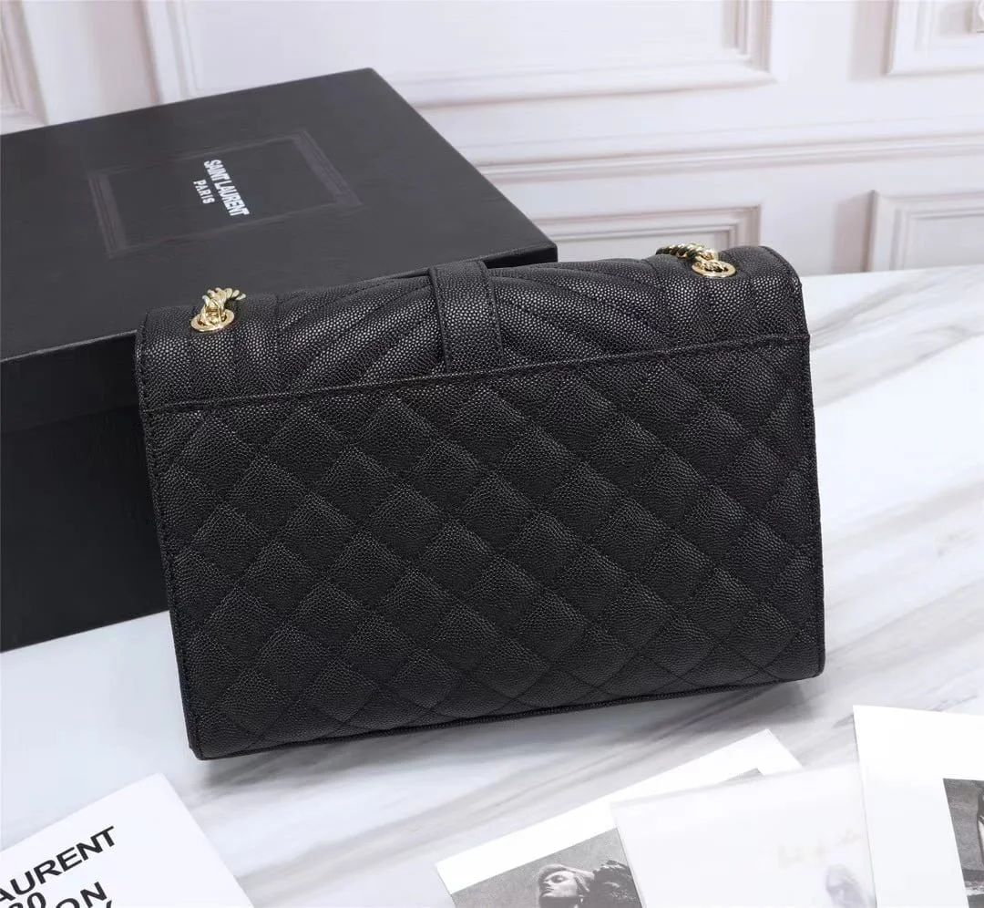 YSL Saint Laurent leather chain crossbody bag - LITELUX