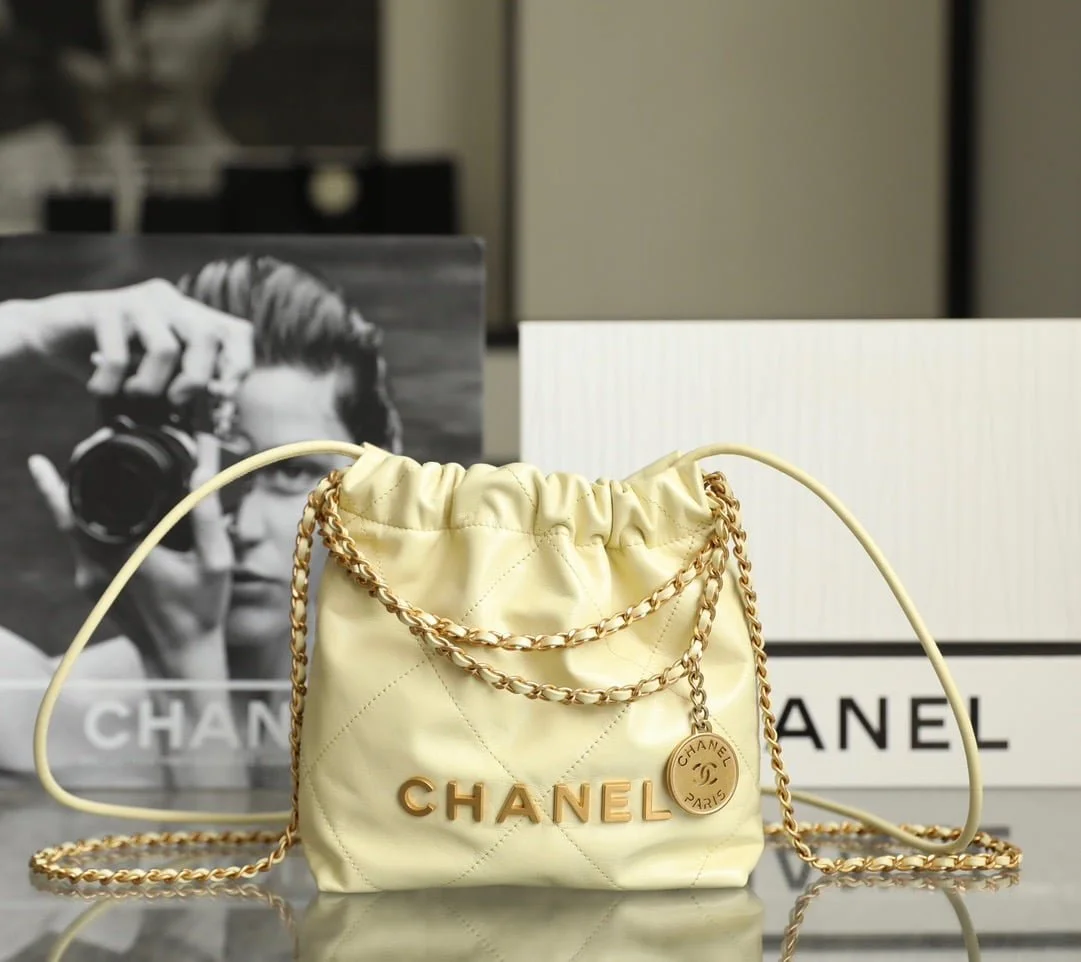 Chanel Mini 22Bag Bright face calfskin size: 19*20*6 cm - LITELUX