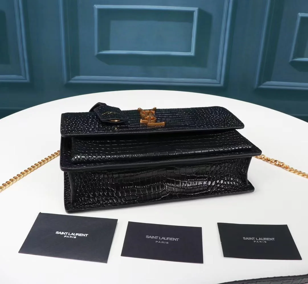 YSL Saint Laurent high-end leather Newmedium sunseto handbag crossbody bag [634723] - LITELUX