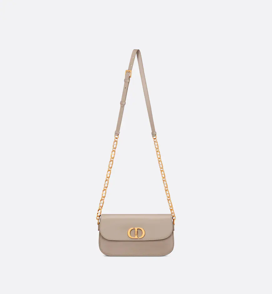 DIOR / SMALL 30 MONTAIGNE AVENUE BAG Powder Beige Box Calfskin  M9261UMOA_M51U - LITELUX