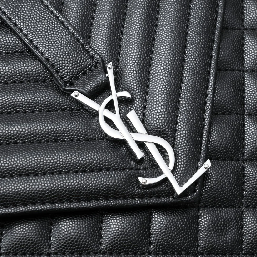 YSL SAINT LAURENT SLP shoulder crossbody bag with sliver hardware A1602 size: 31*20*8cm - LITELUX