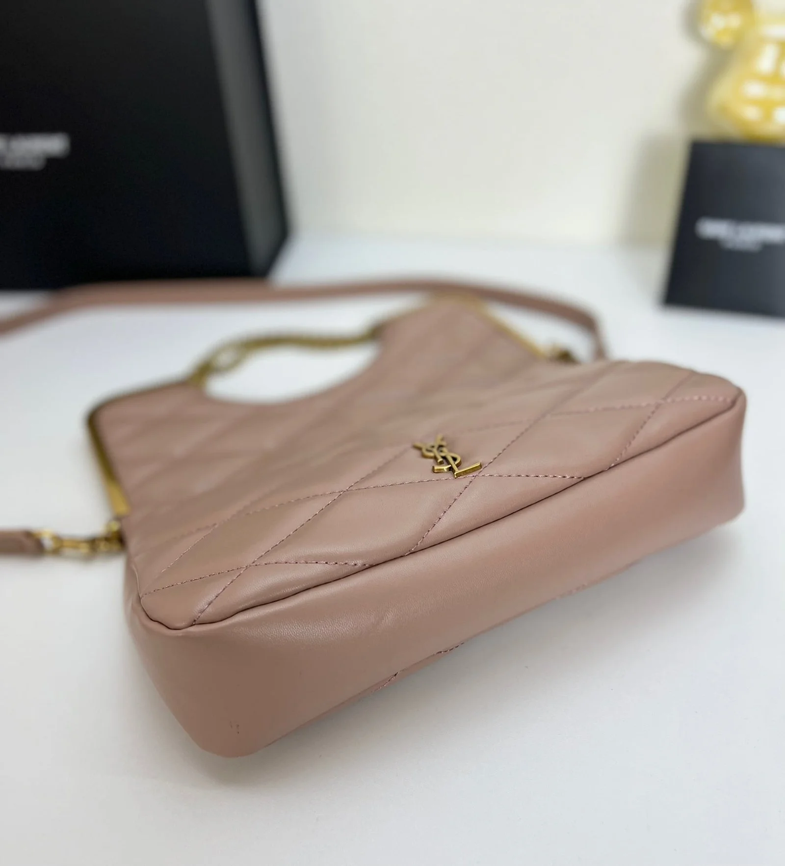 YSL23 New arrival Handbag Crossbody bag Leather pink 71314 size: 25*20cm - LITELUX