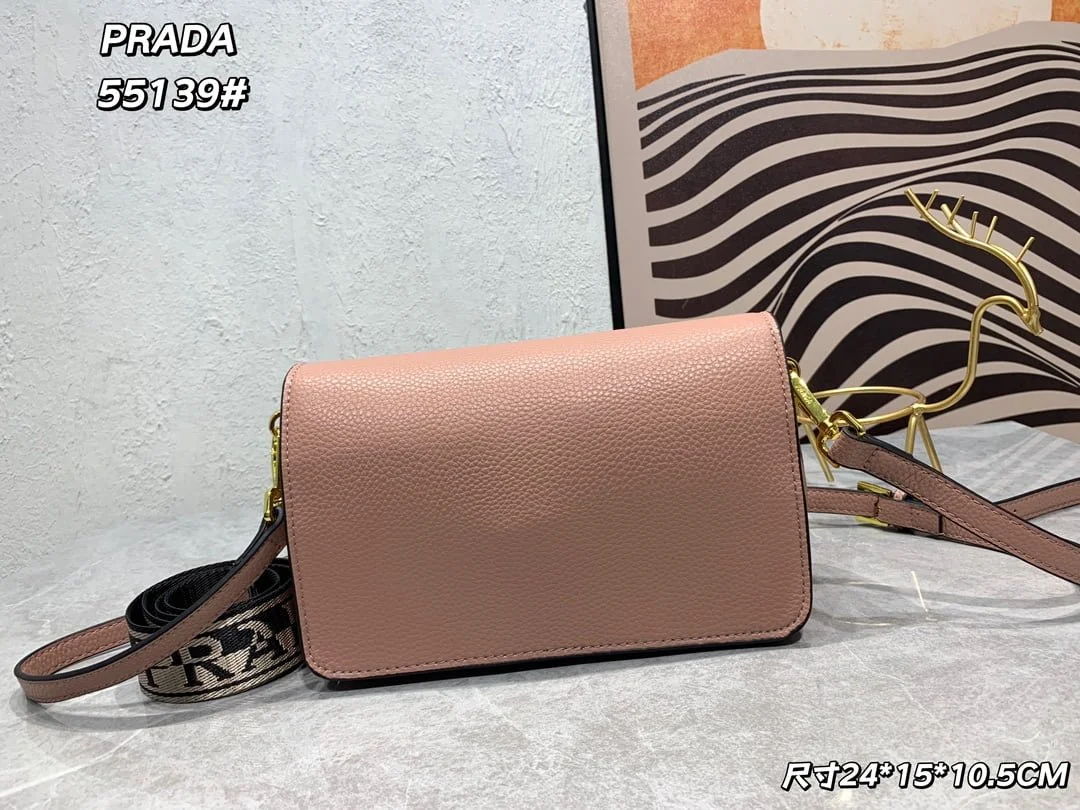 Prada renovate shoulder bag pink 55139 Size:24*15*10.5cm - LITELUX
