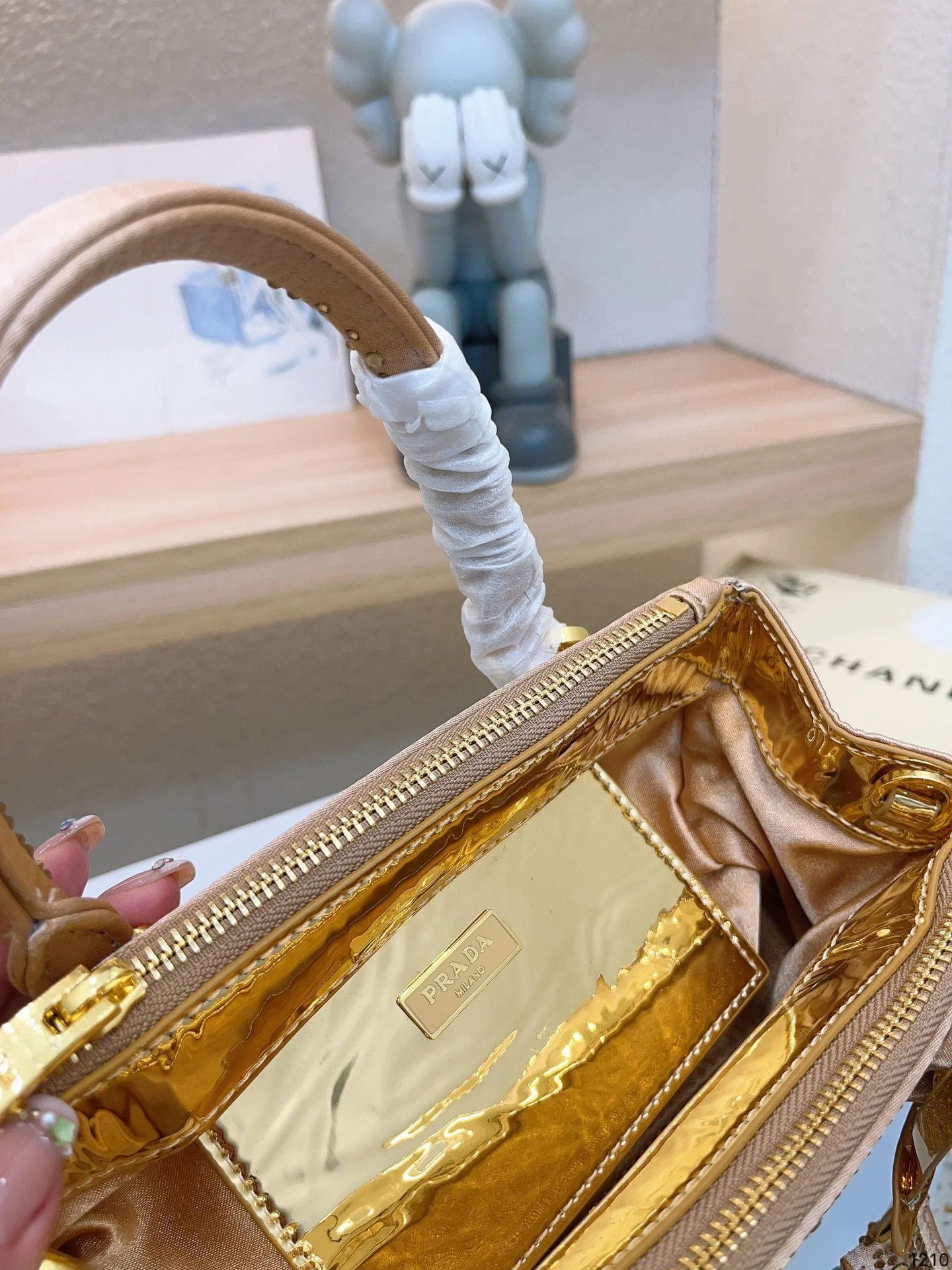 Prada Crystal BlingBling shoulder bag handbag size:  23*16cm - LITELUX