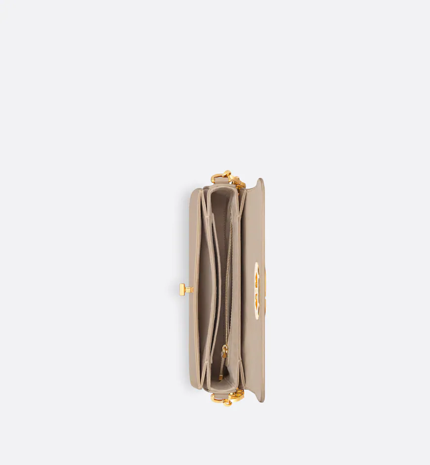 DIOR / SMALL 30 MONTAIGNE AVENUE BAG Powder Beige Box Calfskin  M9261UMOA_M51U - LITELUX