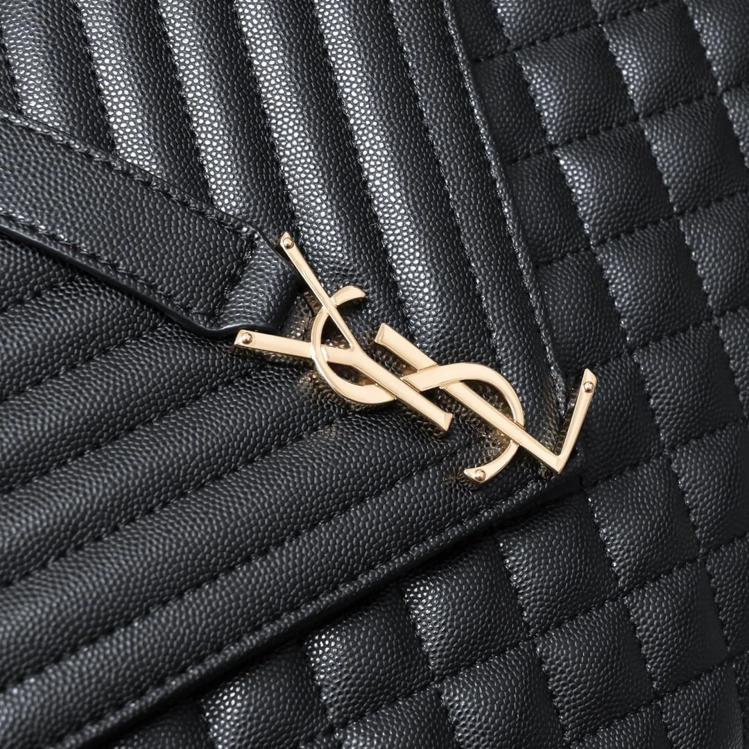 YSL SAINT LAURENT SLP shoulder crossbody bag with gold hardware A1602 size: 31*20*8cm - LITELUX