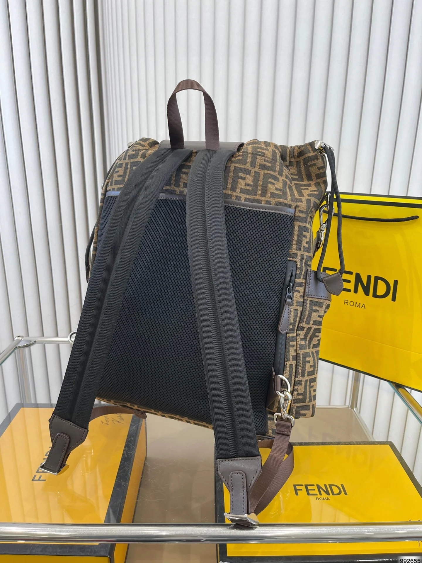 FENDI new backpack Brown/Black Size:34*44cm - LITELUX