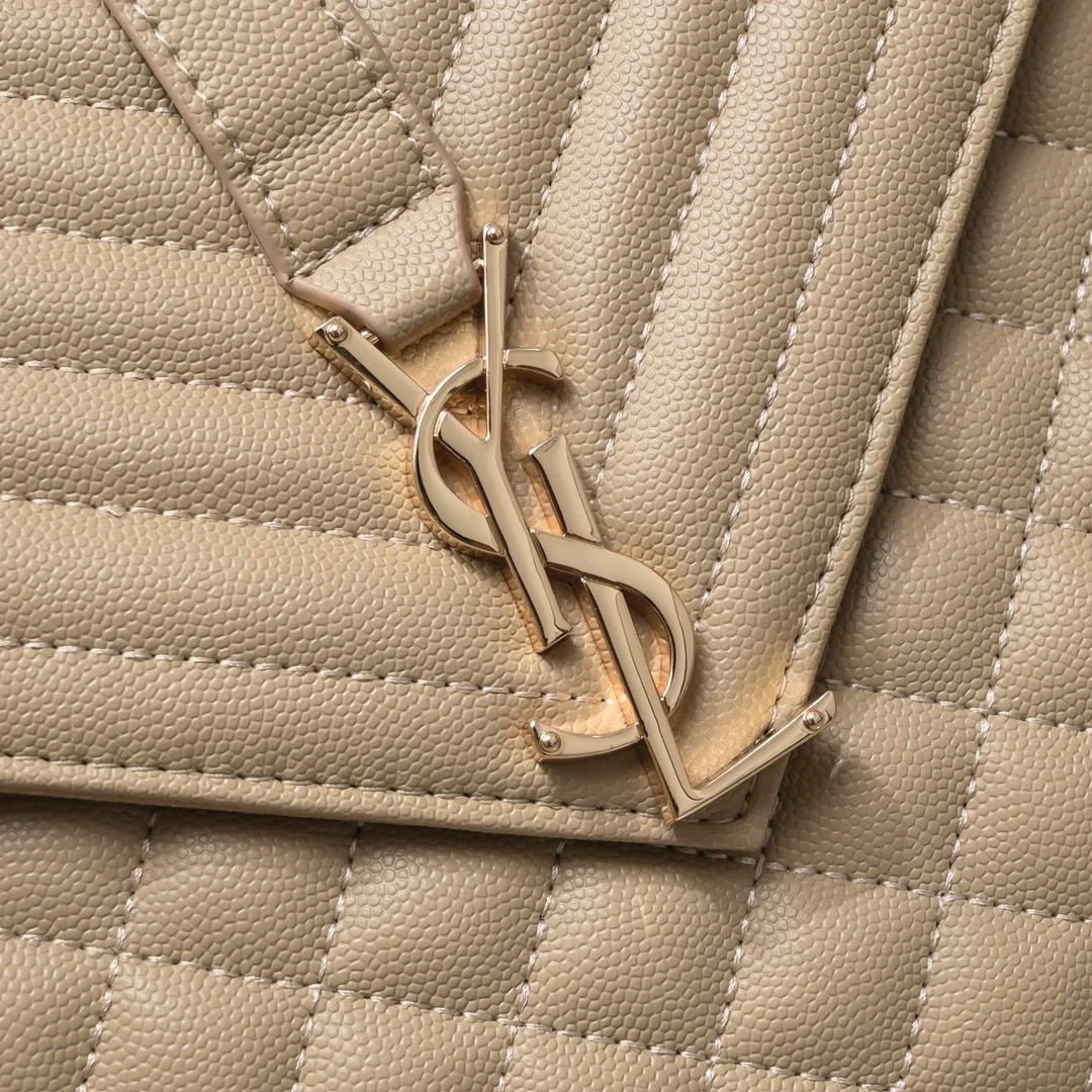 YSL SAINT LAURENT SLP shoulder crossbody bag with gold hardware A1602 size: 31*20*8cm - LITELUX