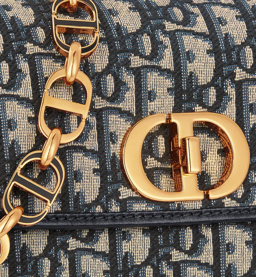 DIOR / SMALL 30 MONTAIGNE AVENUE BAG Blue Dior Oblique Jacquard  M9261UTZR_M928 - LITELUX