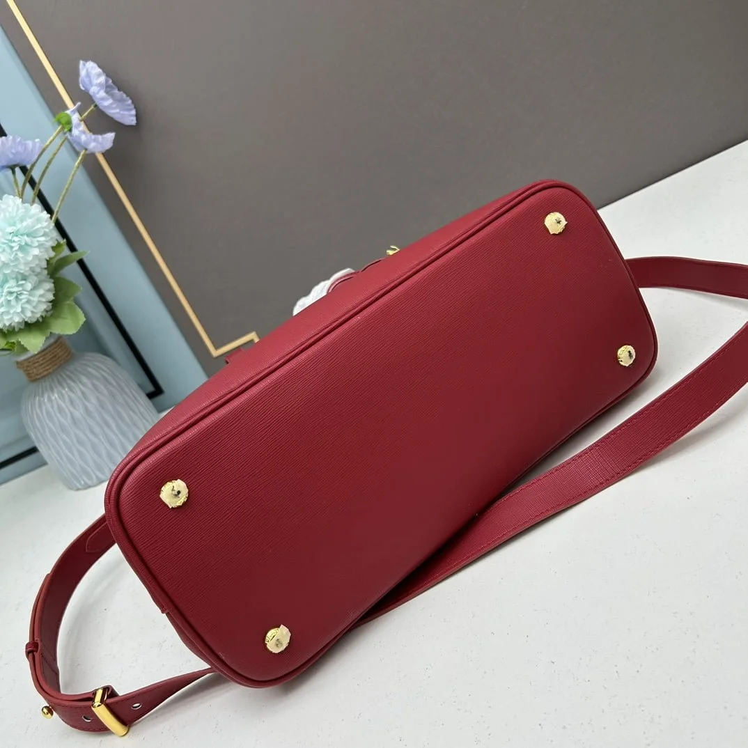 Prada Cross cut cowhide shoulder bag red 2756# size: 34*26*16cm - LITELUX
