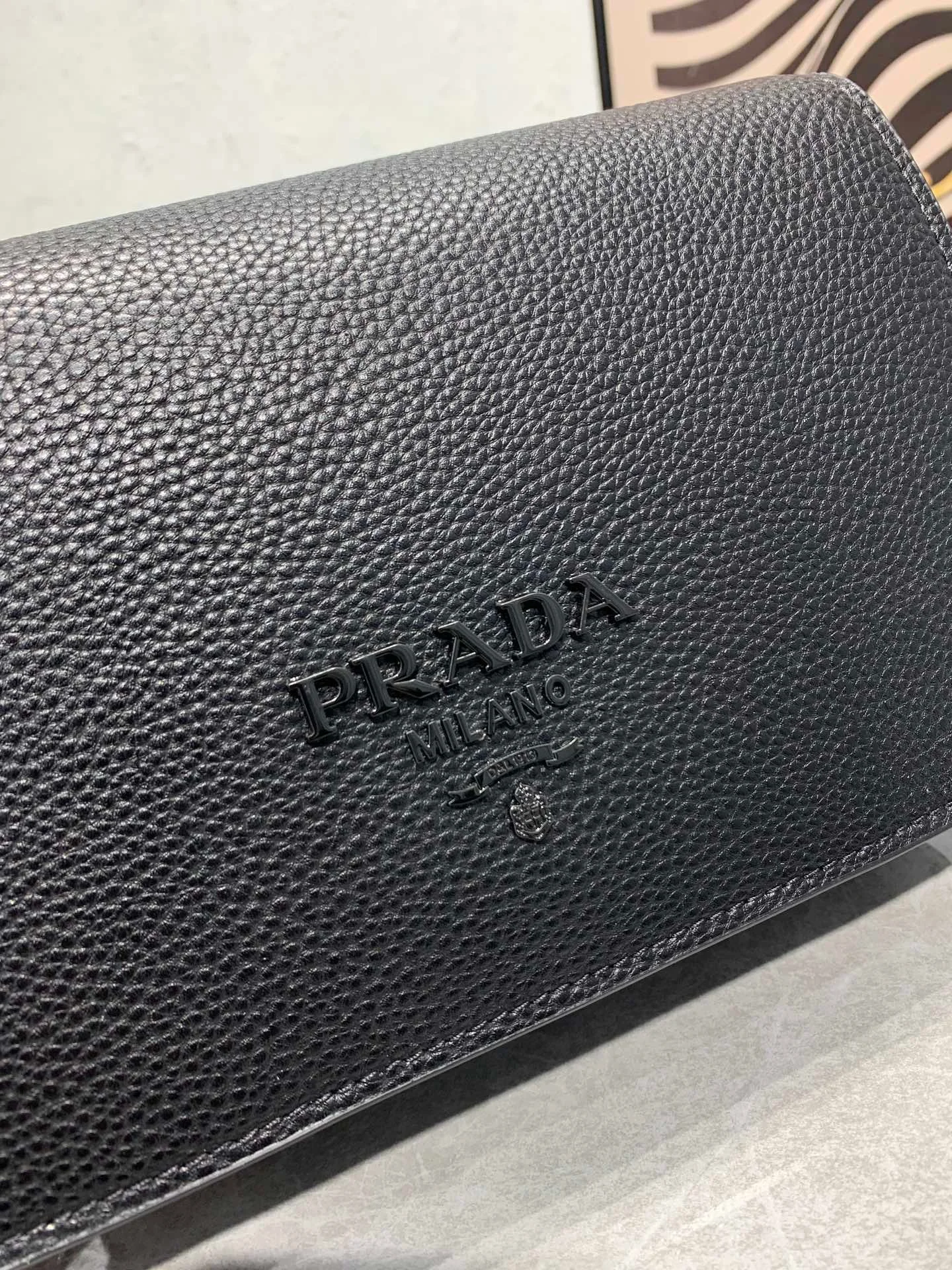 Prada renovate shoulder bag black 55139 Size:24*15*10.5cm - LITELUX