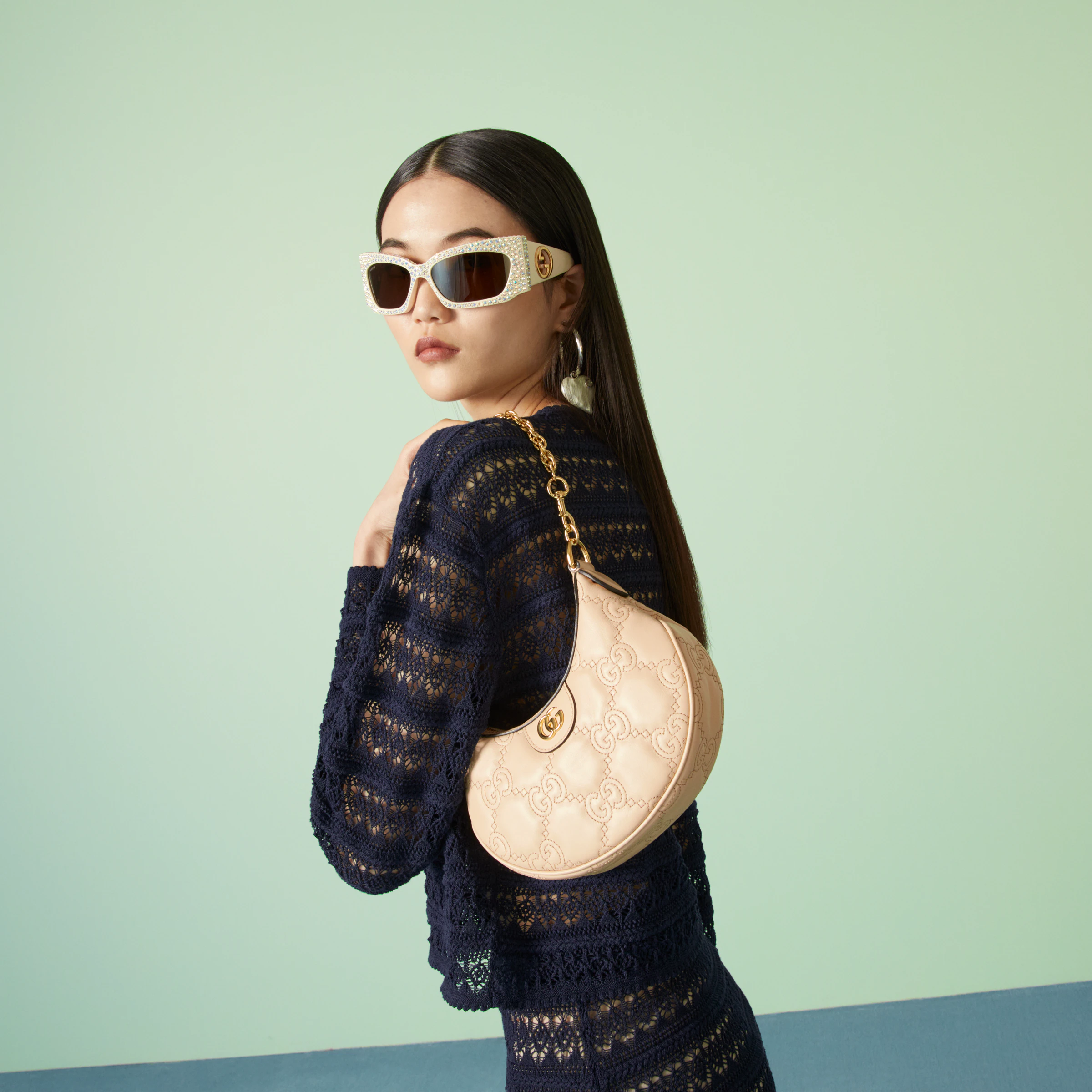 GUCCI / GG MATELASSÉ MINI BAG 739736 UM8IG 9500 - LITELUX