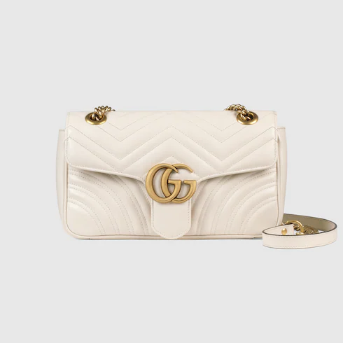 GUCCI / GG MARMONT SMALL CROCODILE SHOULDER BAG 443497 DTDIT 9022 - LITELUX