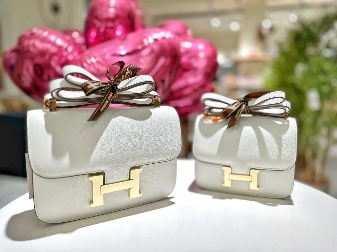 Hermès Constance cowhide leather Gold hardware Black size: 24cm/20cm - LITELUX