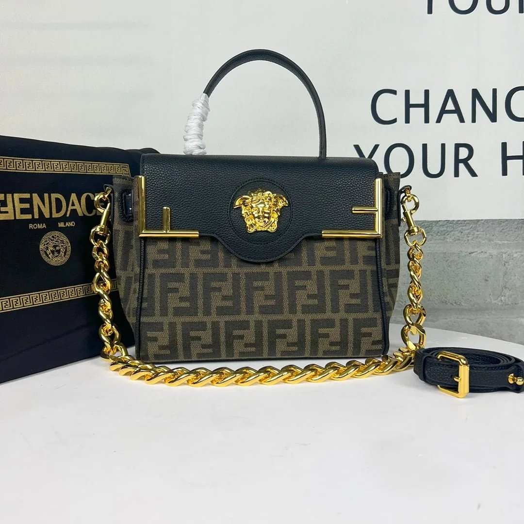 FENDI Fendace La Medusa Crossbody bag - LITELUX