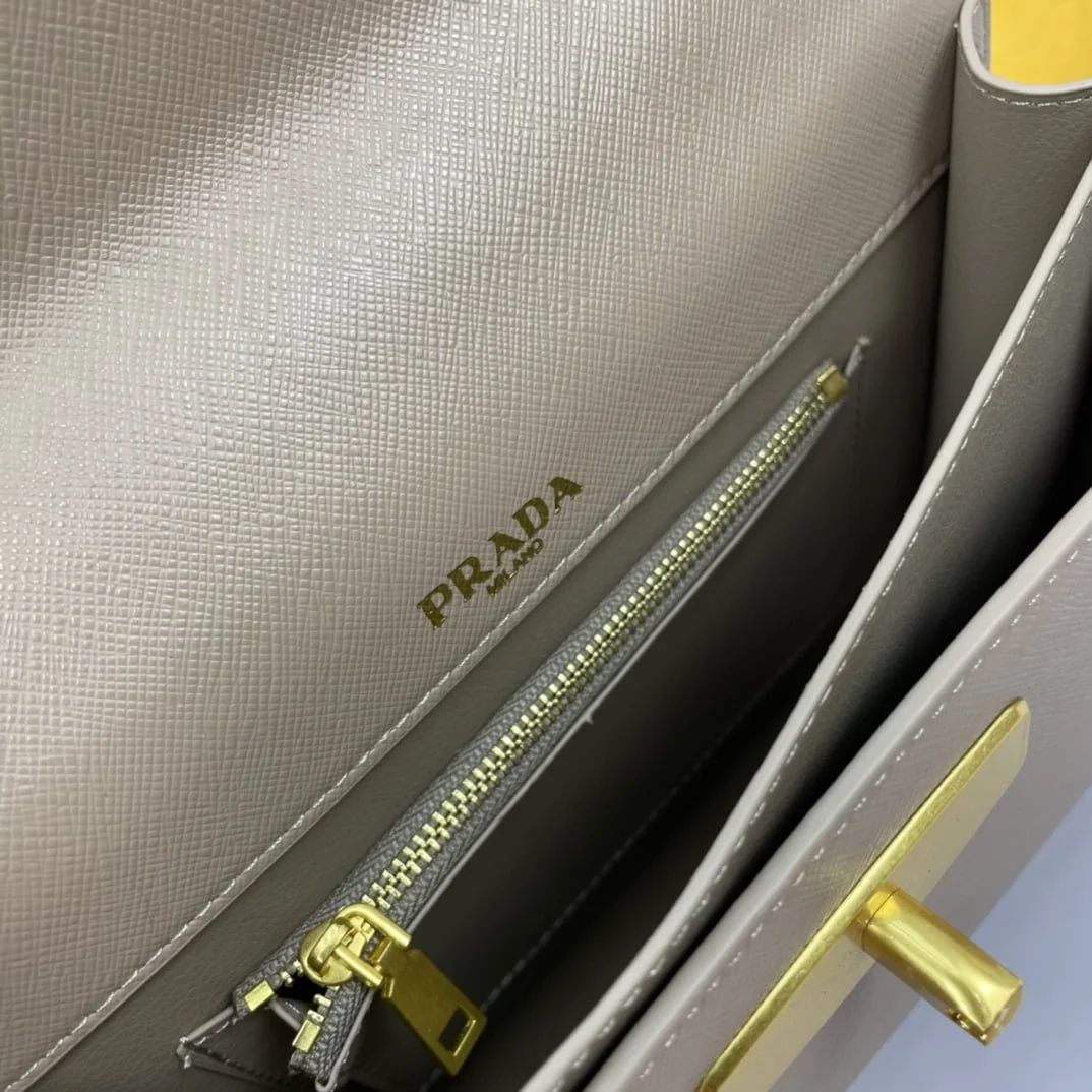 Prada organ bag grey size: 20*15*5cm - LITELUX