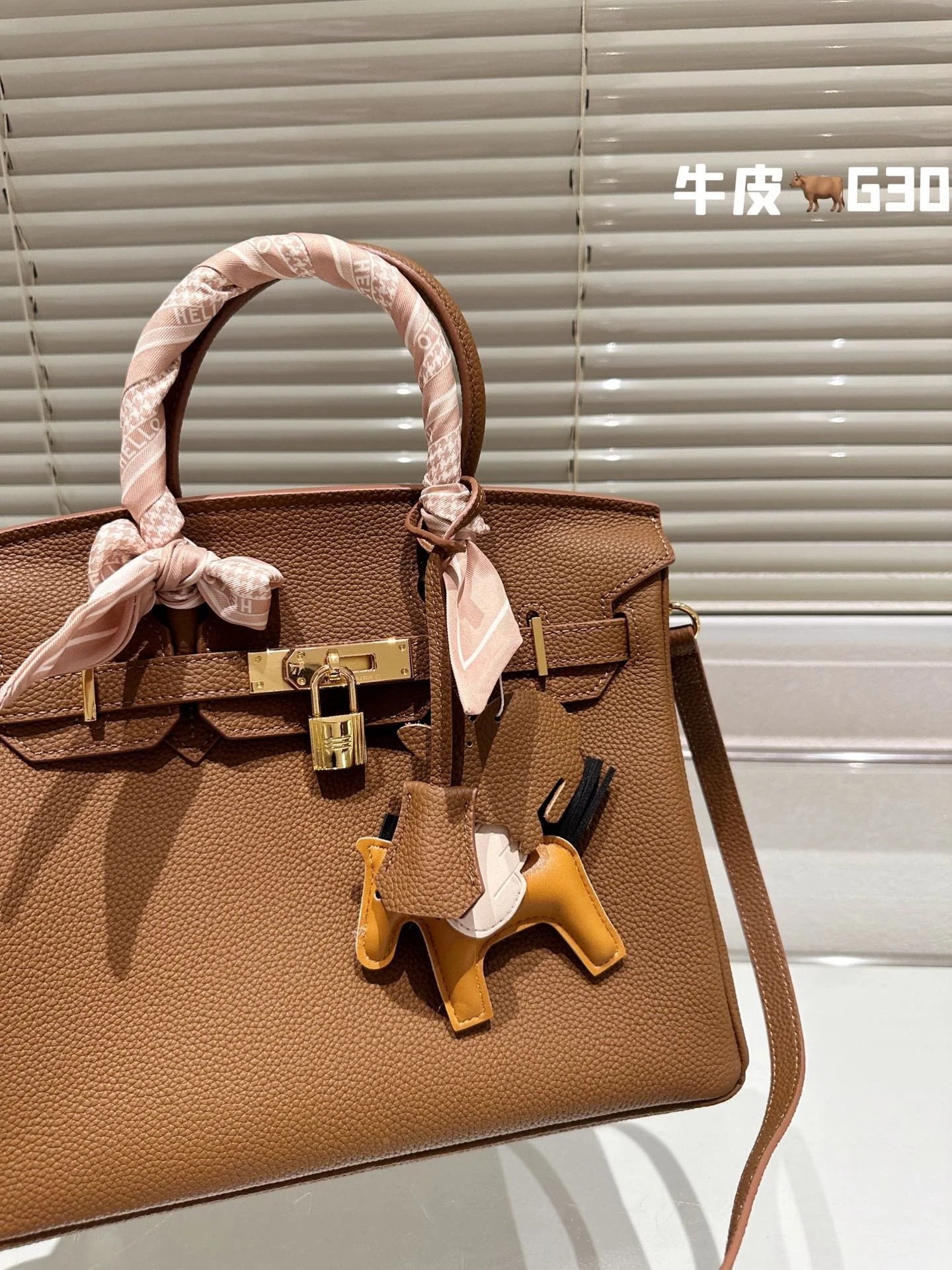 Hermès Birkin Togo Calf Gold Hardware chestnut size: 30Cm/ 25Cm - LITELUX