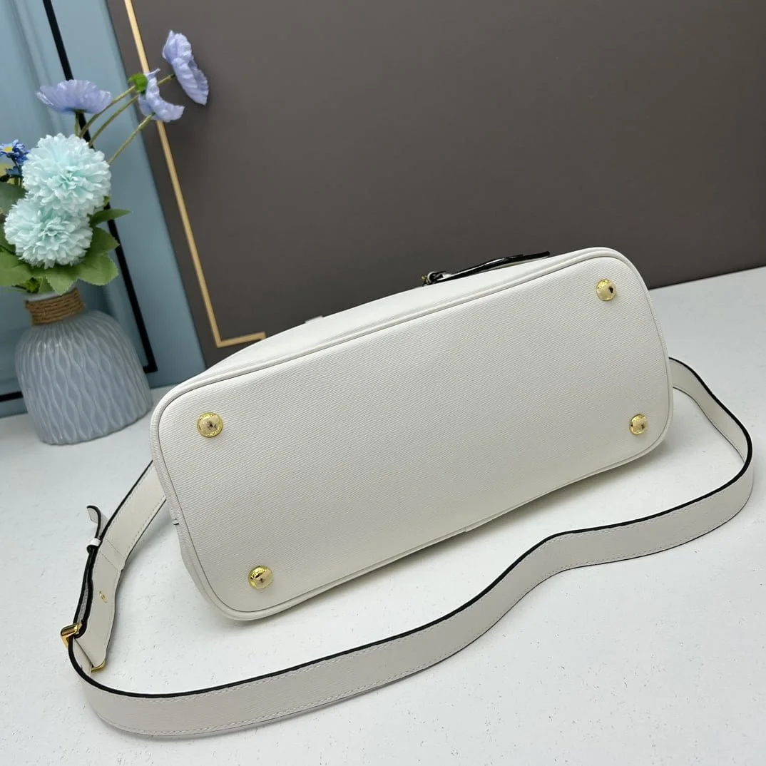 Prada Cross cut cowhide shoulder bag white 2756# size: 34*26*16cm - LITELUX