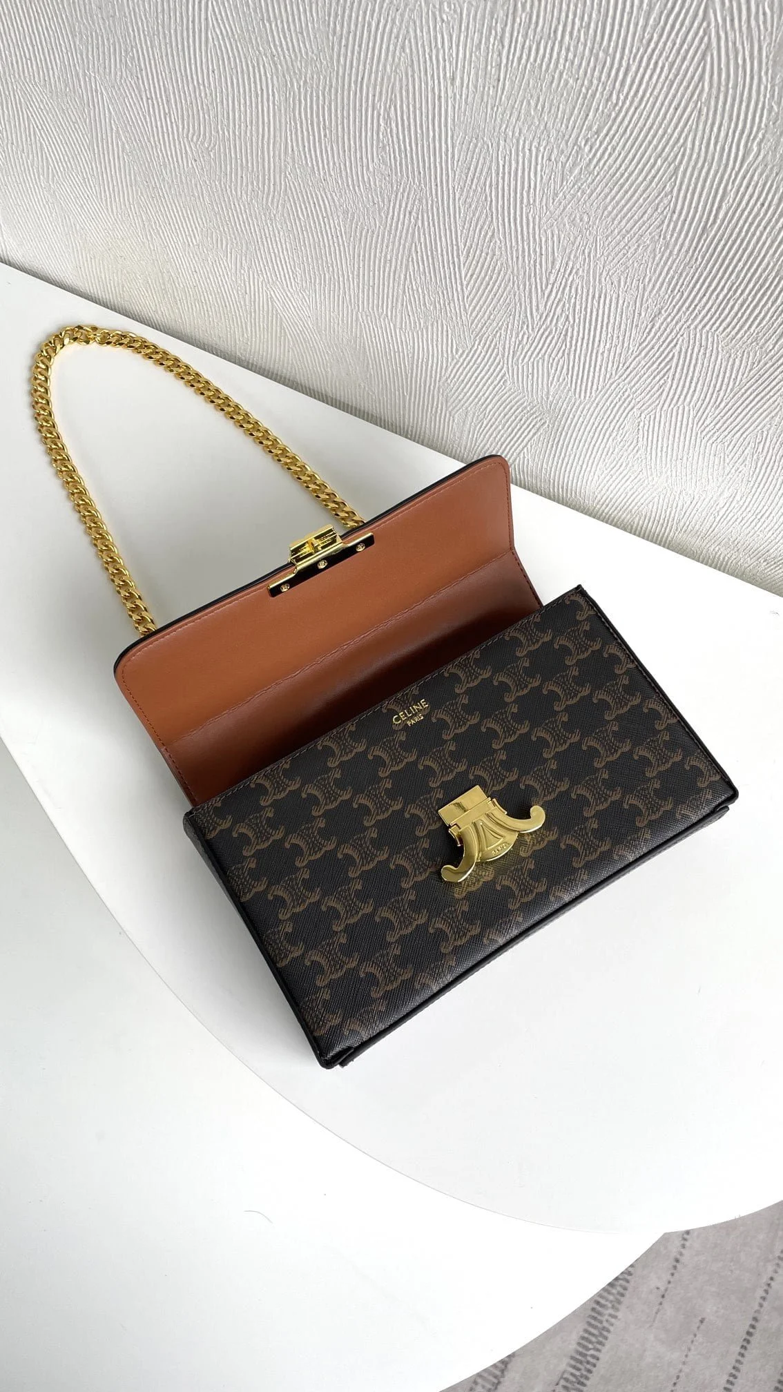 CELINE Presbyopia pattern Chain bag Size: 22 * 13.5 * 6cm - LITELUX