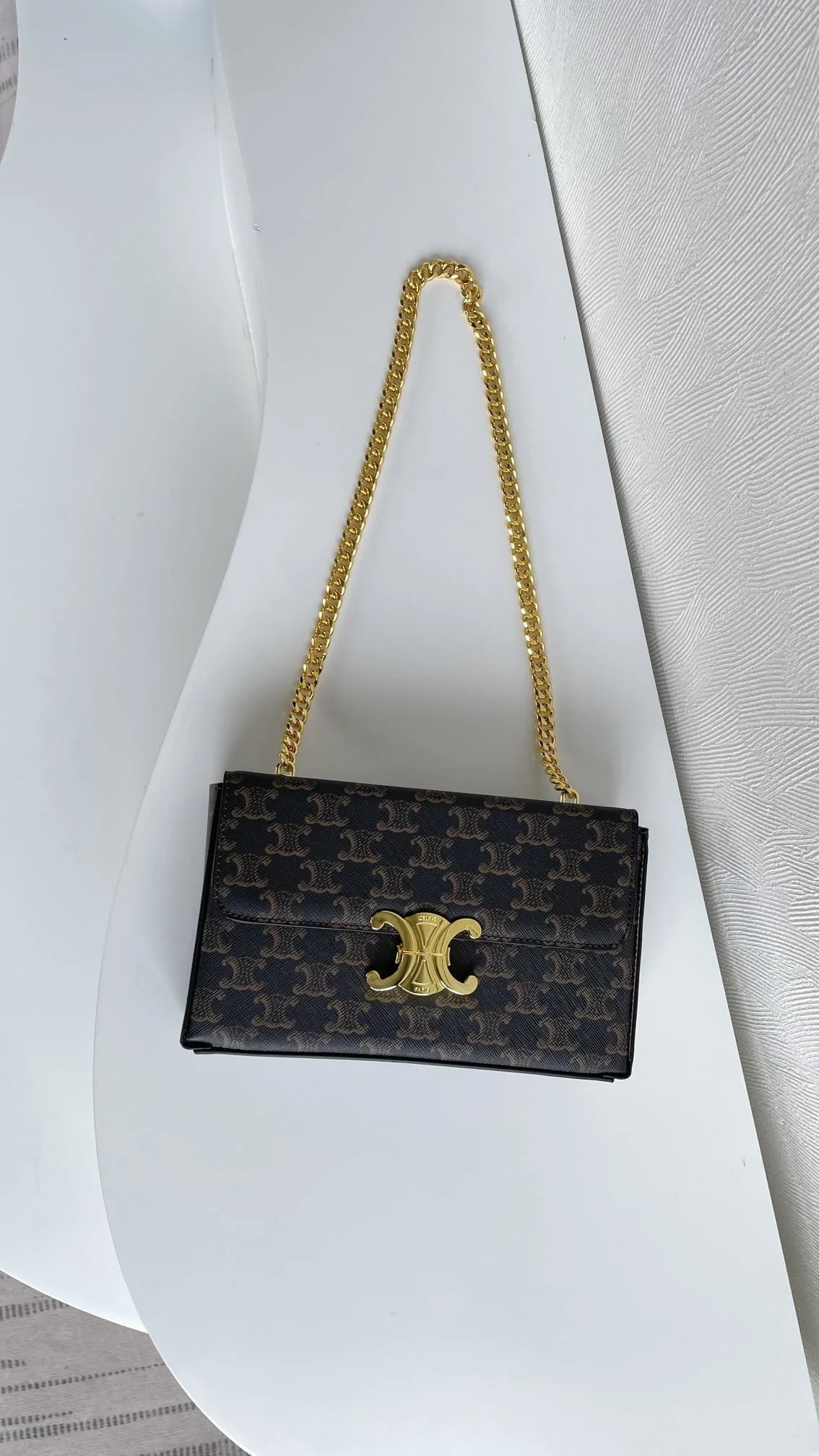 CELINE Presbyopia pattern Chain bag Size: 22 * 13.5 * 6cm - LITELUX