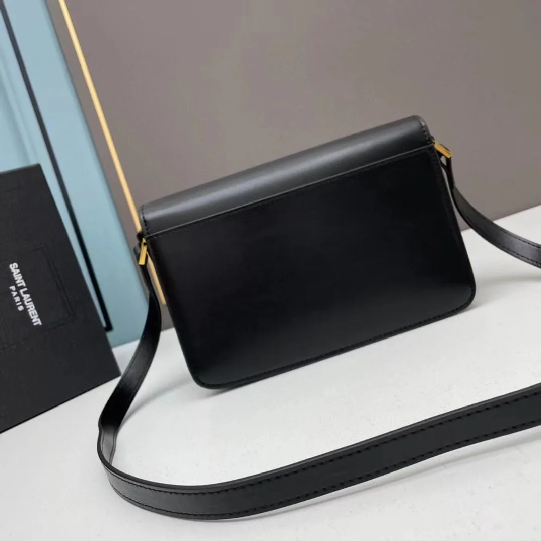 YSL solferino box cowhide shoulder bag size: 23*16*7.5cm - LITELUX