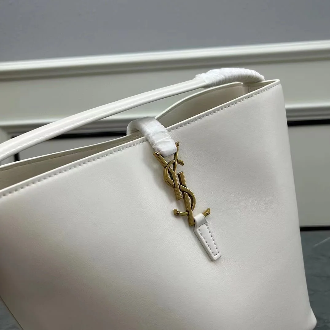YSL LE 5A7 Underarm bag white 9933 size: 25*21*10cm/17*20*14cm - LITELUX