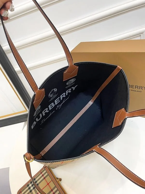 Burberry tote shopping bag with small wallet size: 35*16*29cm - LITELUX