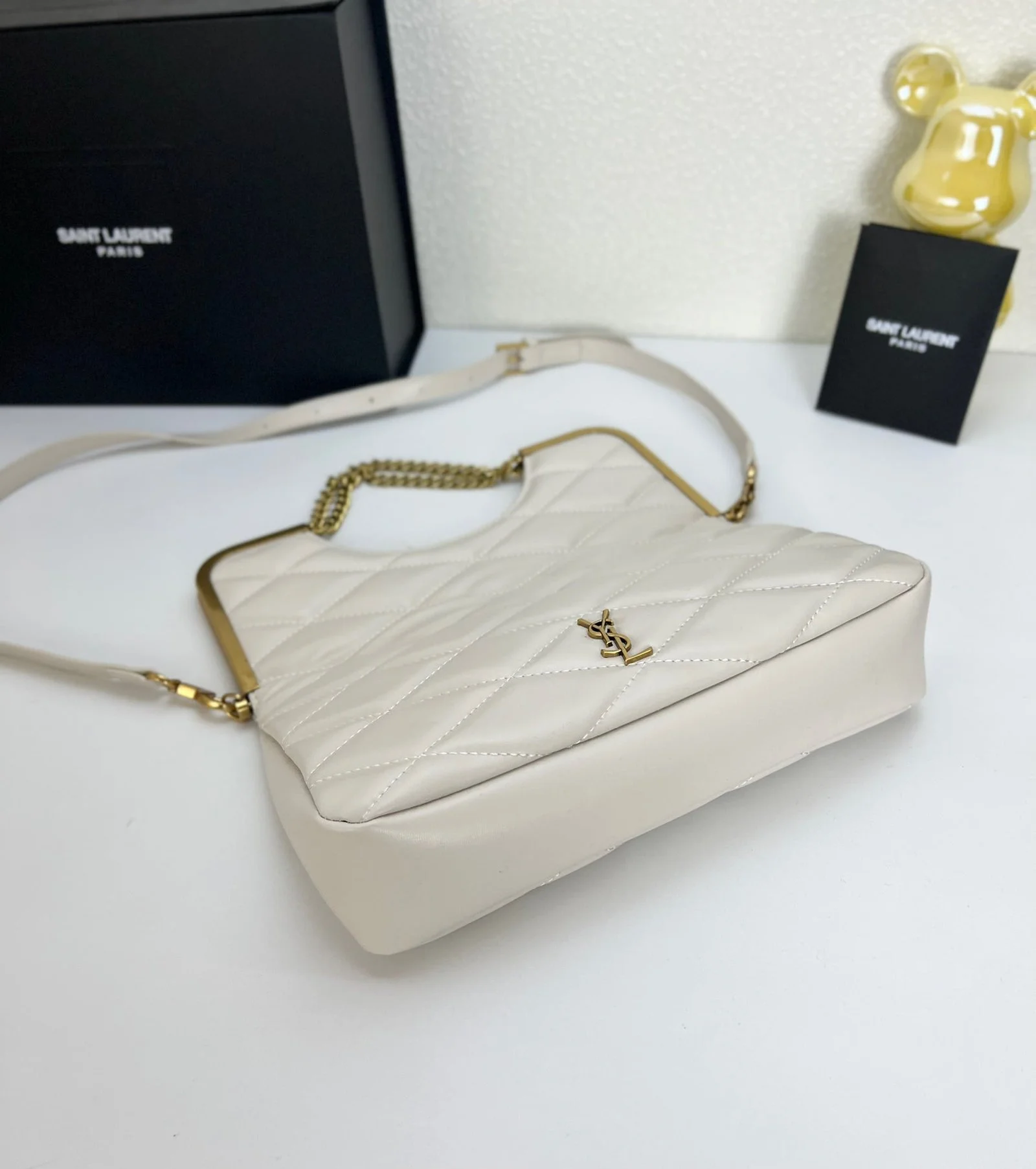 YSL23 New arrival Handbag Crossbody bag white 71314 size: 25*20cm - LITELUX