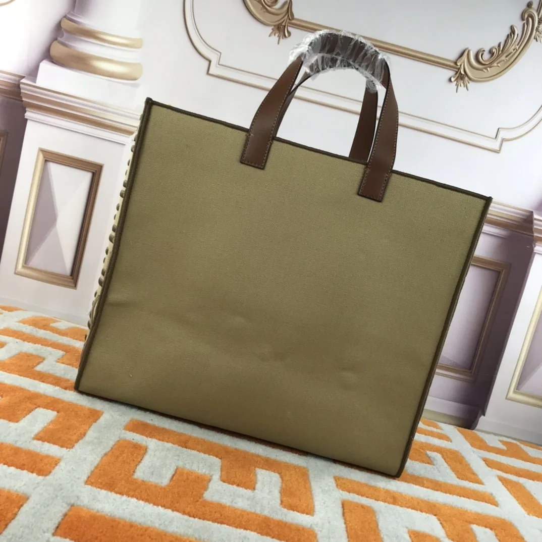 FENDI peekaboo Canvas Tote with mobile phone bag 2118 Size: 37*32 cm - LITELUX