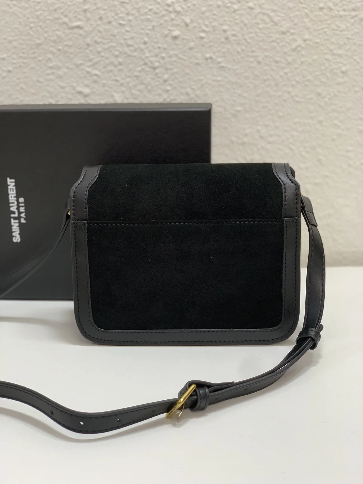 YSL solferino nubuck shoulder bag size: 19cm/23cm - LITELUX