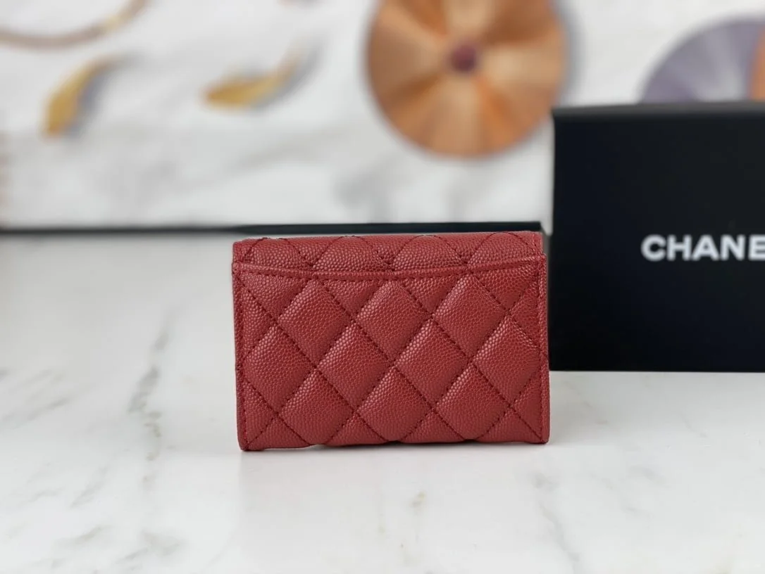 Chanel classic Card Bag & coin Wallet caviar cowhide AP0214 size:7.5 * 11.3 * 2.1 cm - LITELUX