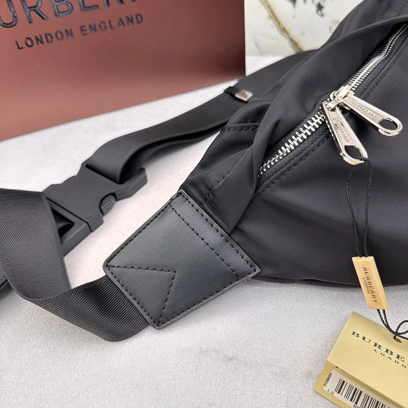 Burberry canvas Chest pack bag size: 16*30cm - LITELUX
