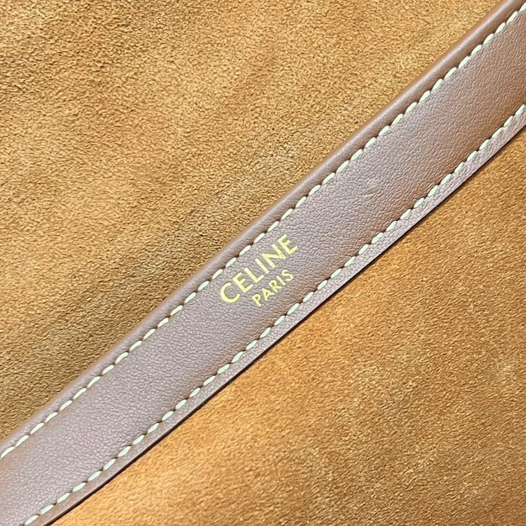 CELINE CABAS TRIOMPHE Draw the rope Tote Bag Shoulder bag Brown Size: 44 * 28 * 18cm - LITELUX