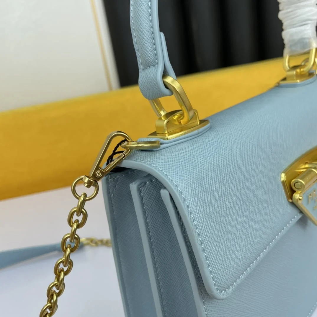Prada organ bag light blue size: 20*15*5cm - LITELUX