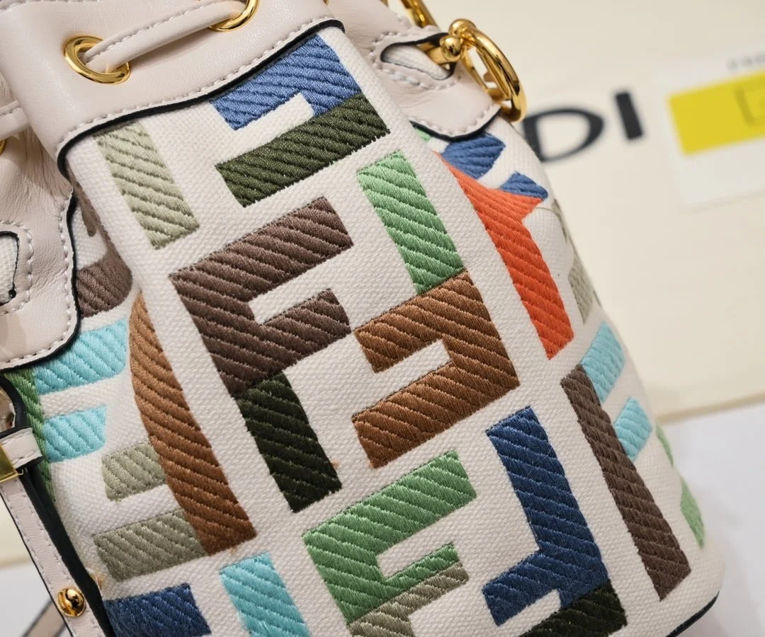 FENDI mini bucket bag 0189 Rainbow - LITELUX