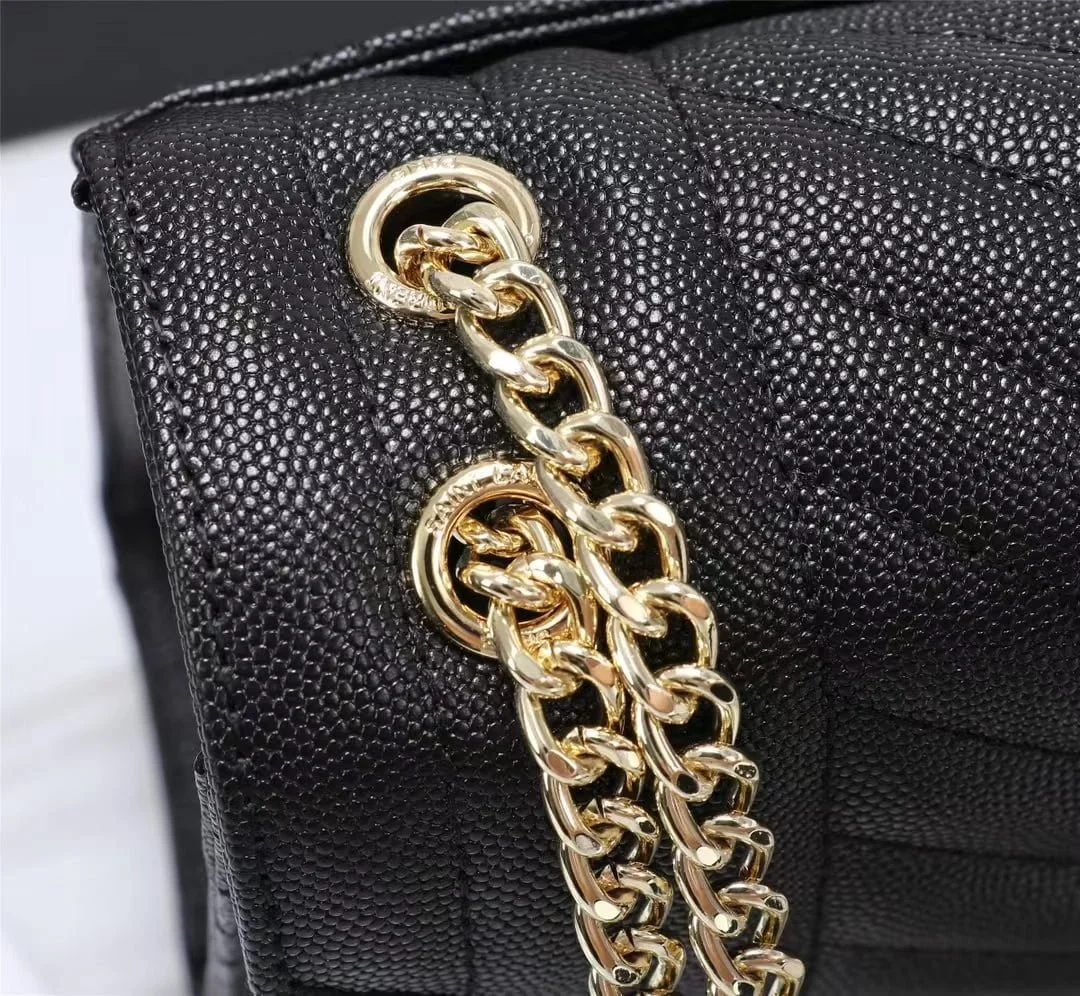 YSL Saint Laurent leather chain crossbody bag - LITELUX