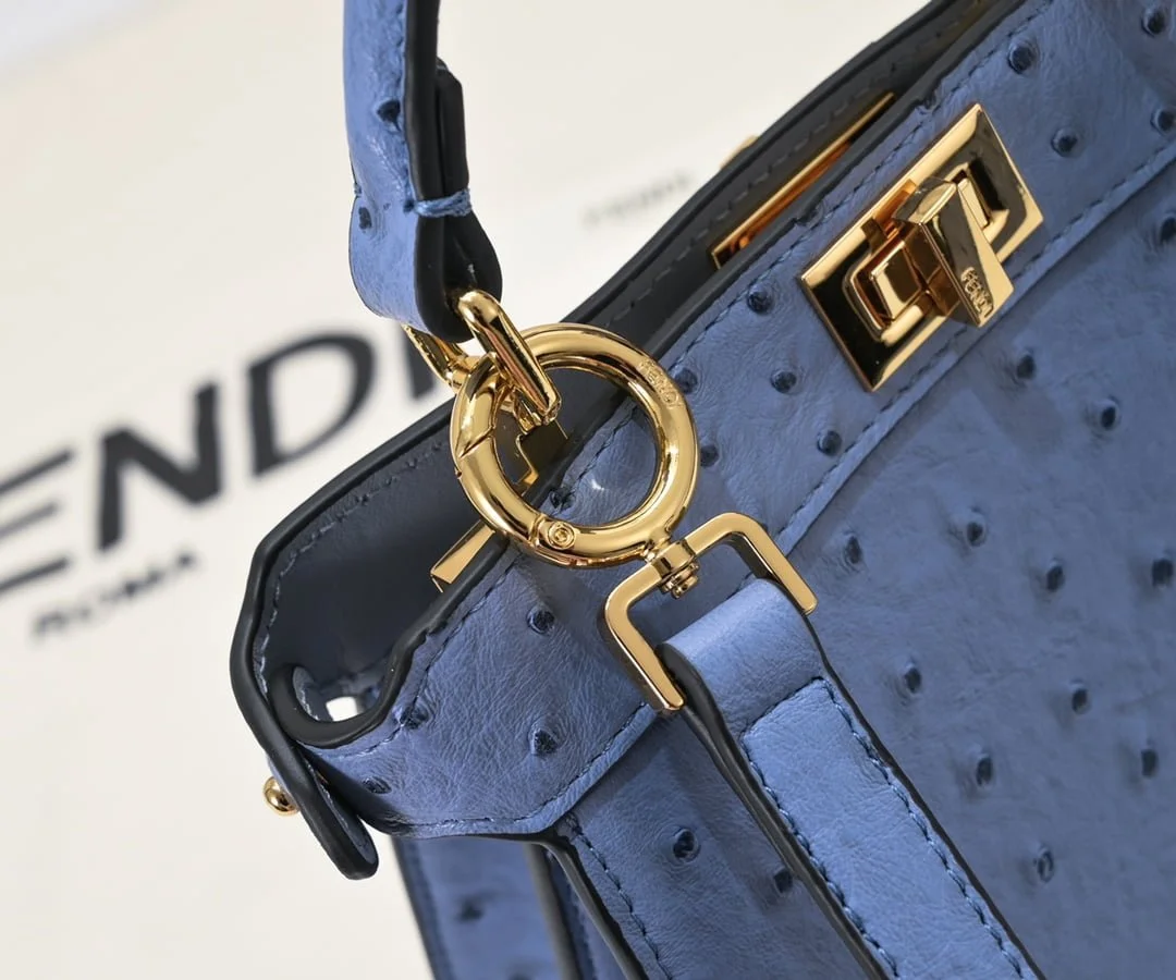 FENDI Peekaboo Blue 23ss 335 Size: 20*15cm - LITELUX