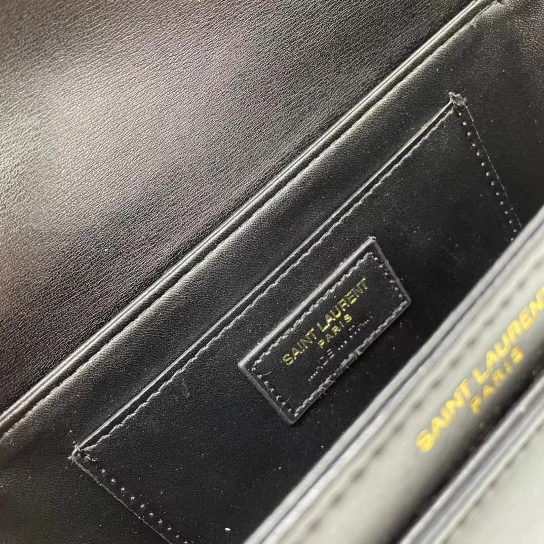 YSL solferino box cowhide shoulder bag size: 23*16*7.5cm - LITELUX