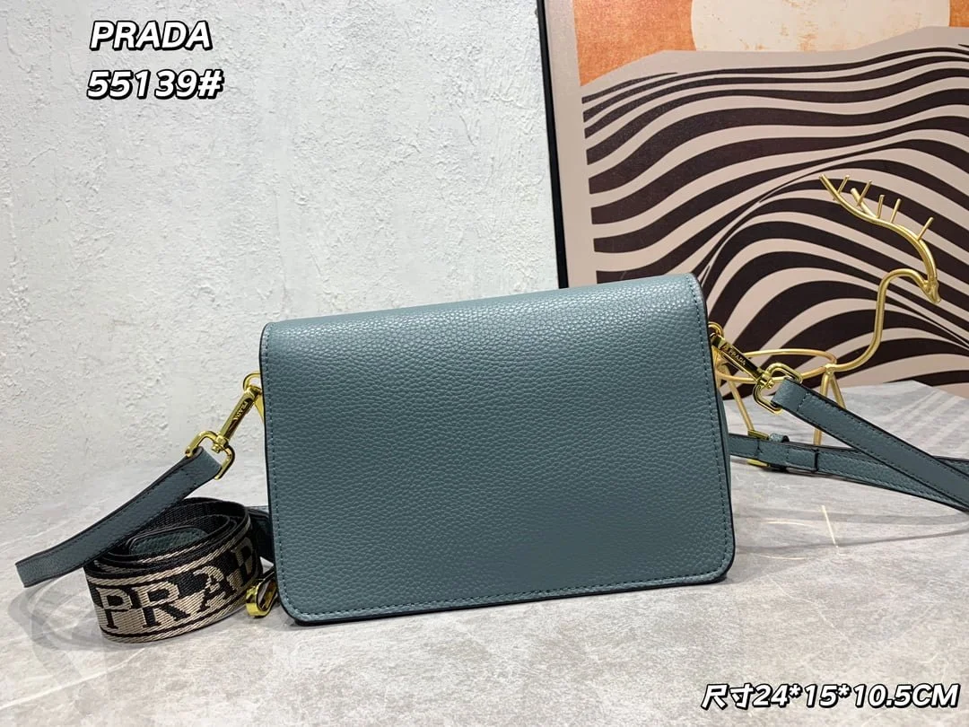 Prada renovate shoulder bag blue 55139 Size:24*15*10.5cm - LITELUX