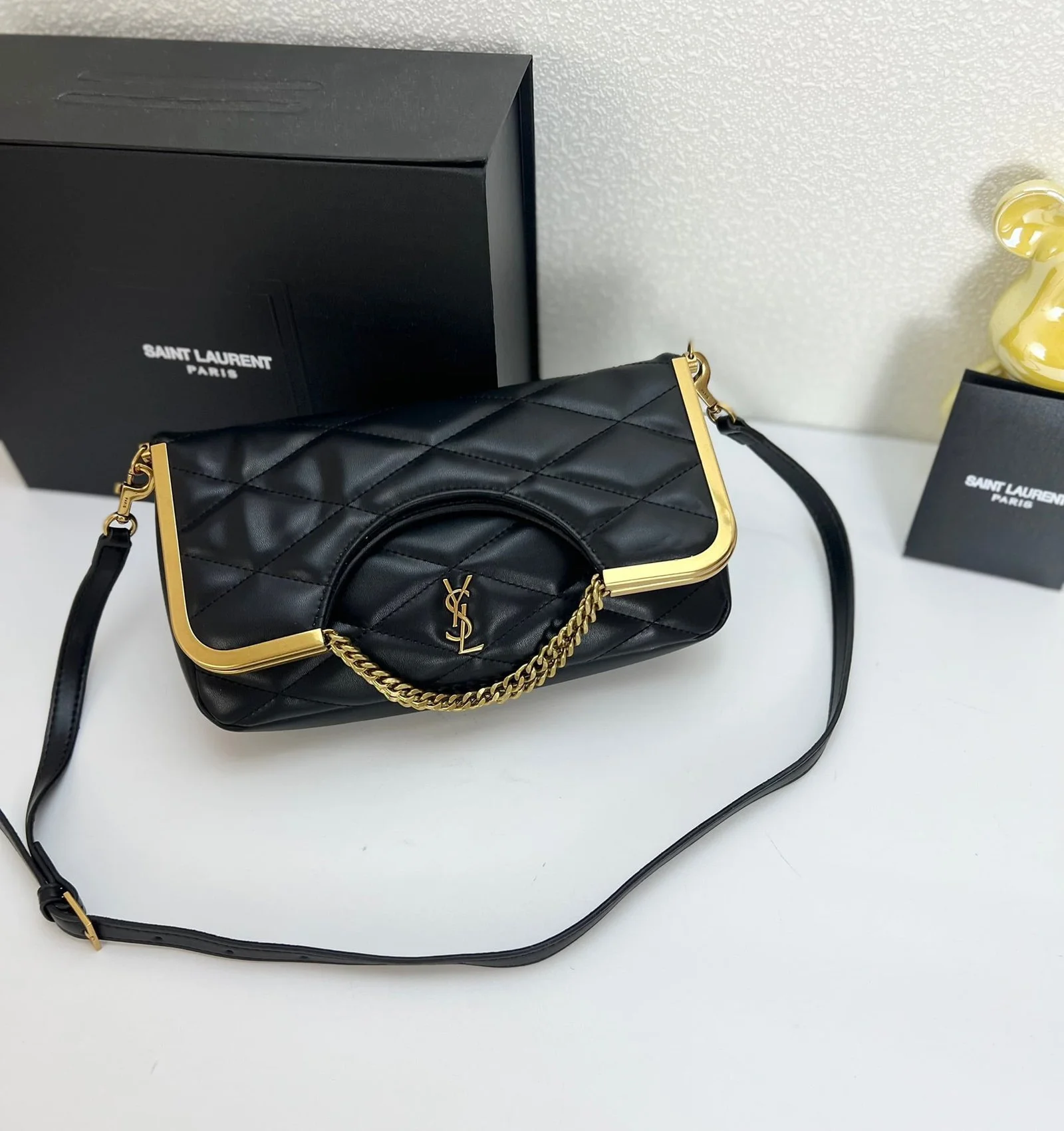 YSL23 New arrival Handbag Crossbody bag black 71314 size: 25*20cm - LITELUX