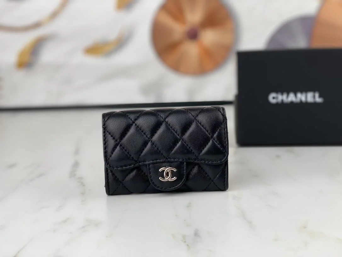 Chanel classic Card Bag & coin Wallet sheepskin  AP0214 size:7.5 * 11.3 * 2.1 cm - LITELUX