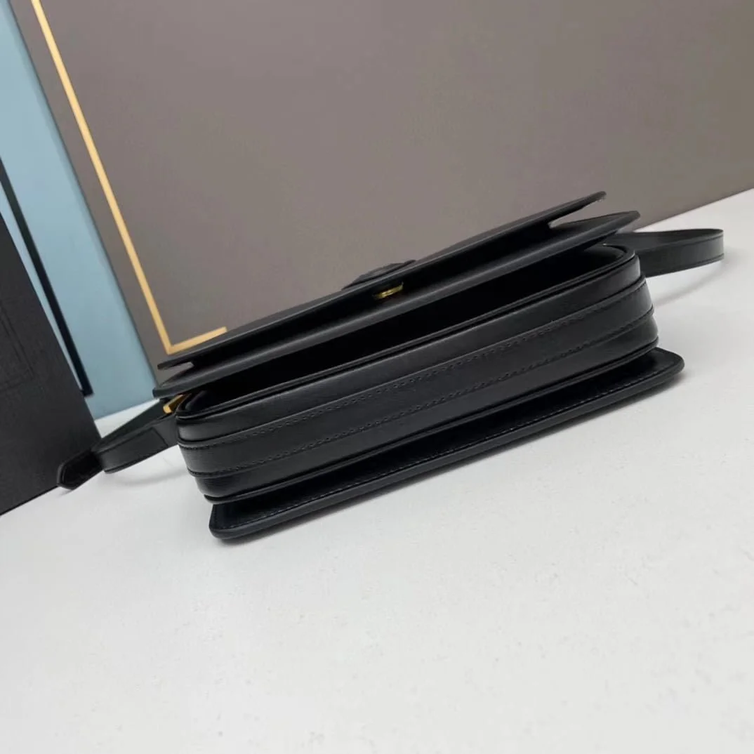 YSL solferino box cowhide shoulder bag size: 23*16*7.5cm - LITELUX