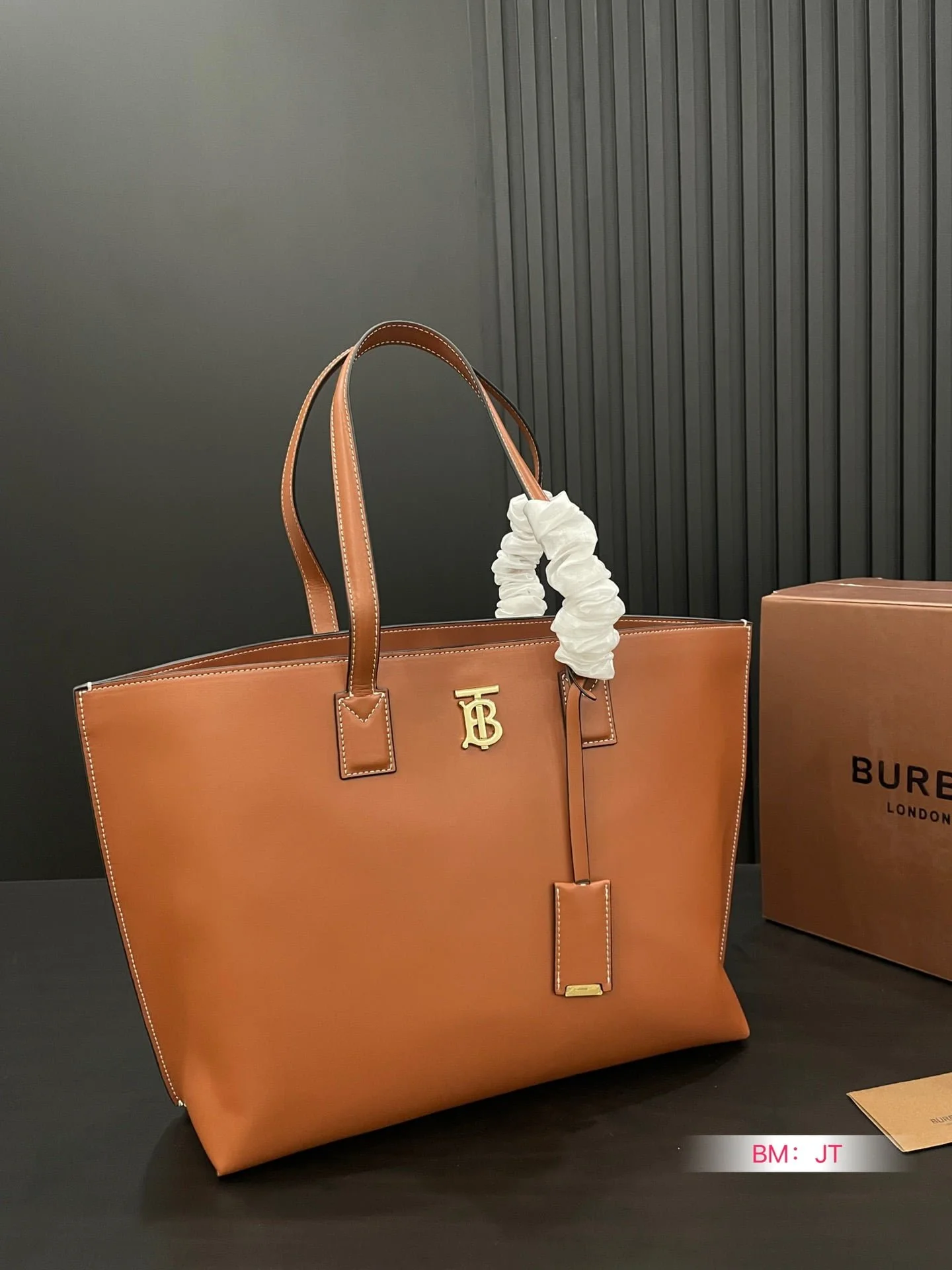Burberry tote Shopping bag black brown size: 34*26cm - LITELUX