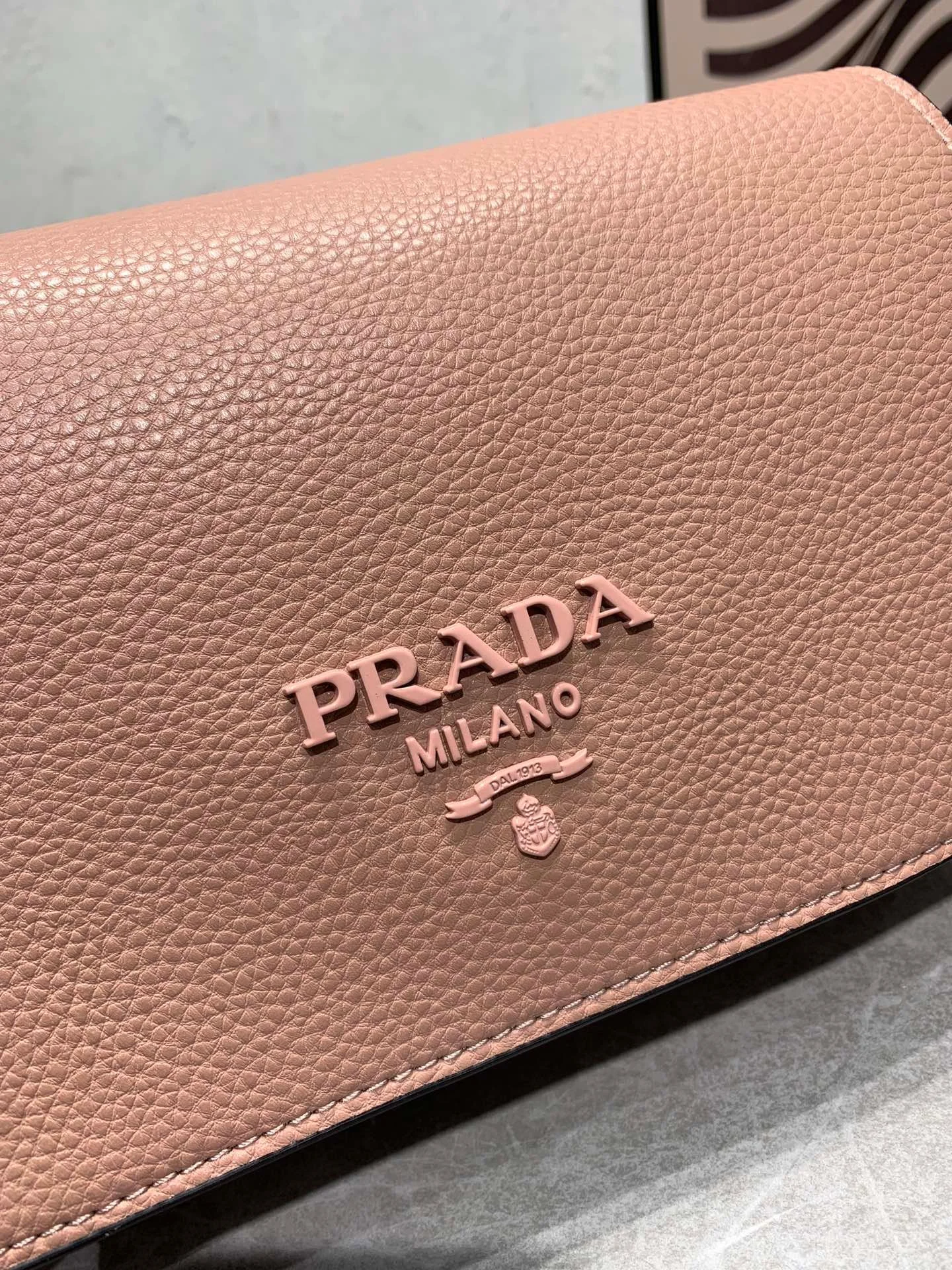 Prada renovate shoulder bag pink 55139 Size:24*15*10.5cm - LITELUX