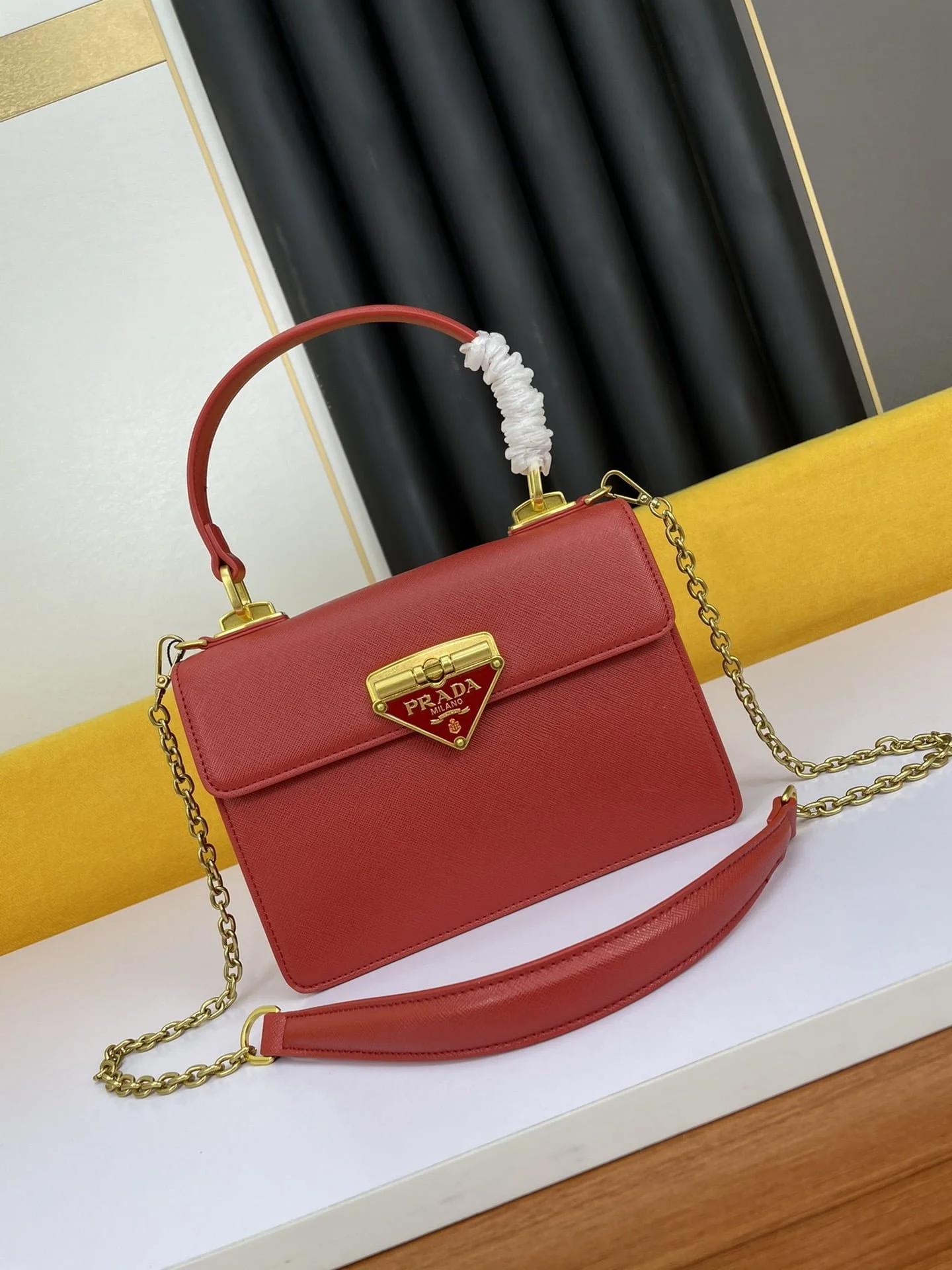 Prada organ bag red size: 20*15*5cm - LITELUX