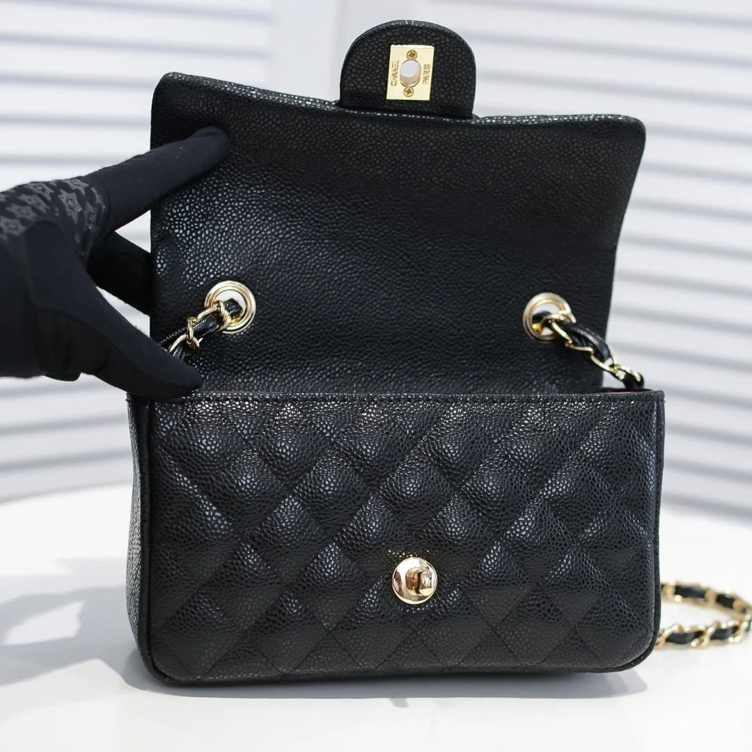 Chanel Cowhide with caviar with gold hardware 1116 size: 20*14*7cm/25.5*16*6.5cm/30*18*8cm - LITELUX